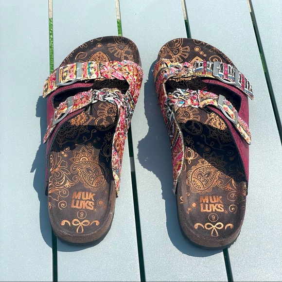 Muk Luks Sandals size 9 - Picture 4 of 6